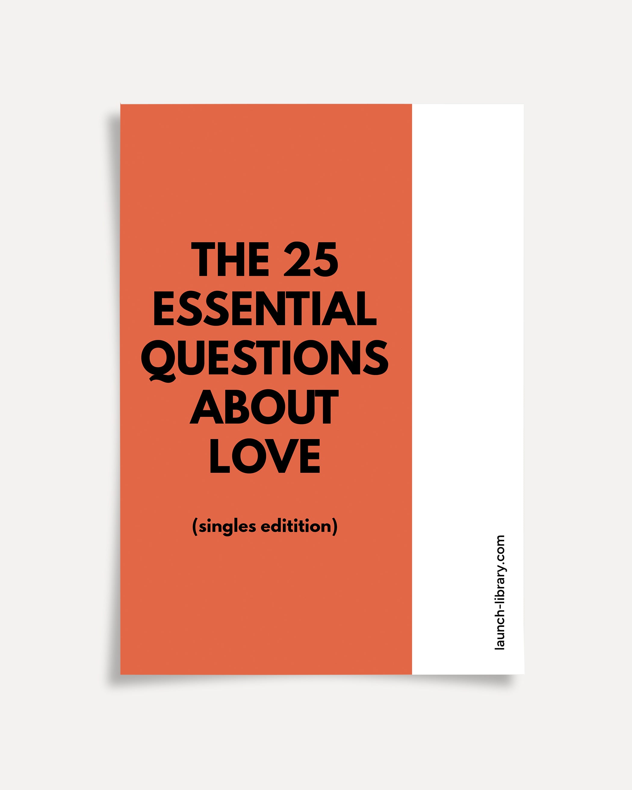 The 25 about love (singles)